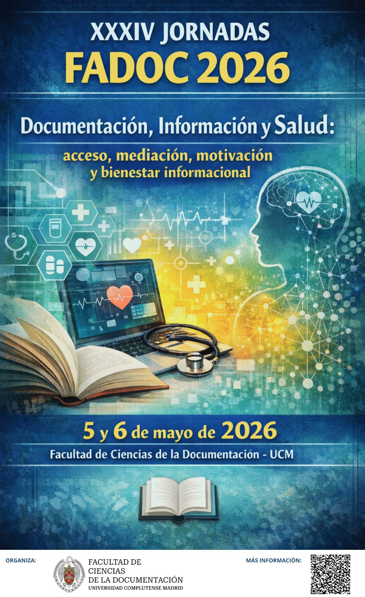 XXXIV Jornadas FADOC. Documentación, Información y Salud: acceso, mediación, motivación y bienestar informacional
